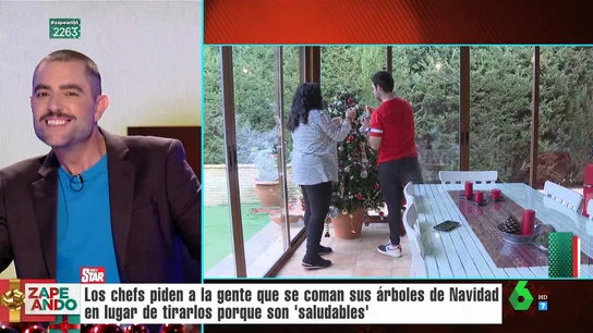 Varios chefs internacionales proponen comerse el árbol de Navidad en vez de tirarlo Varios chefs internacionales proponen comerse el árbol de Navidad en vez de tirarlo