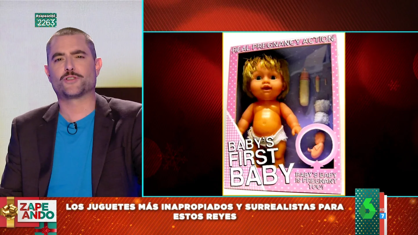 El bebé embarazado y otros juguetes que dejan impactados a Dani Mateo y Lorena Castell El bebé embarazado y otros juguetes que dejan impactados a Dani Mateo y Lorena Castell