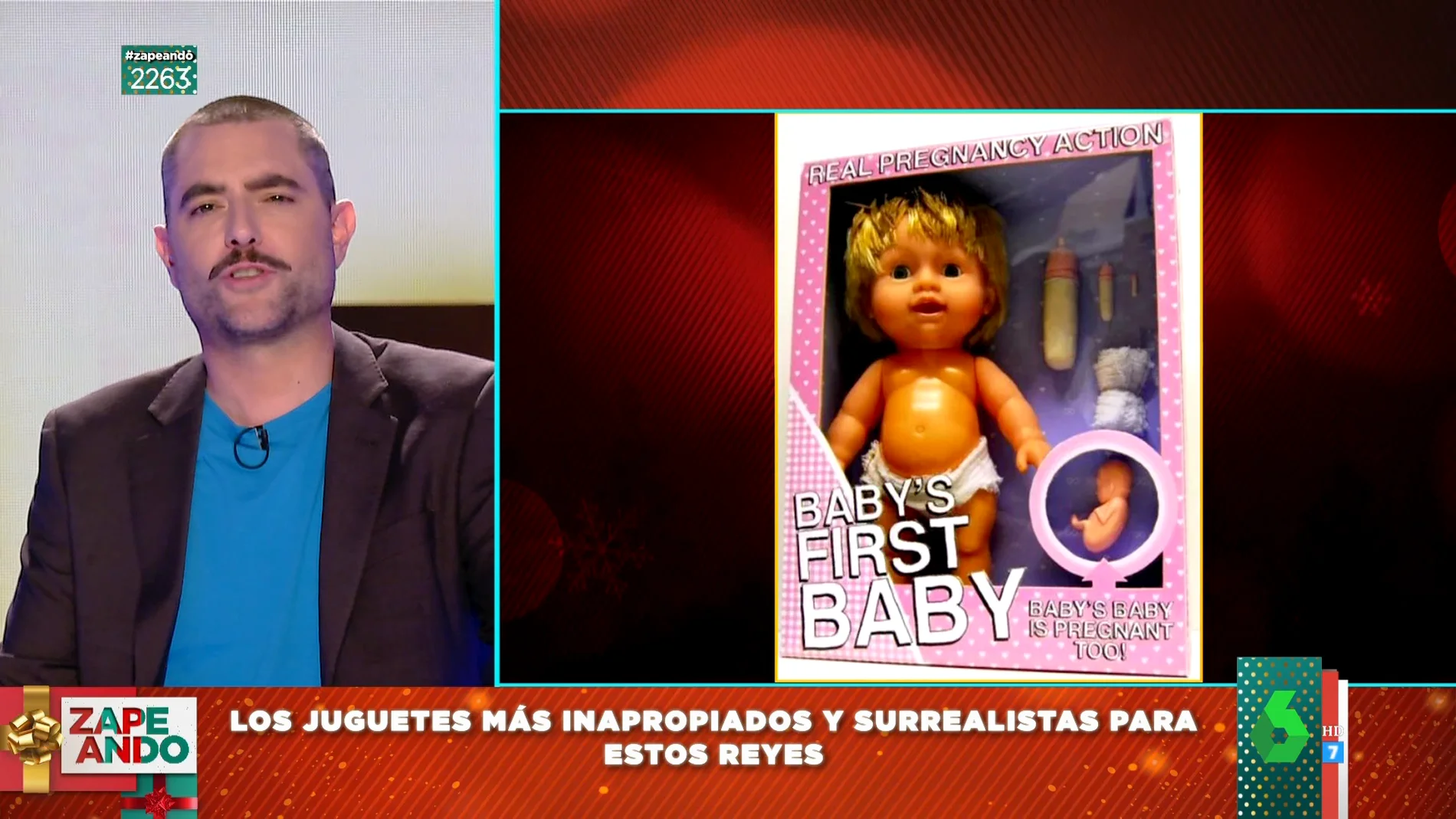 El bebé embarazado y otros juguetes que dejan impactados a Dani Mateo y Lorena Castell