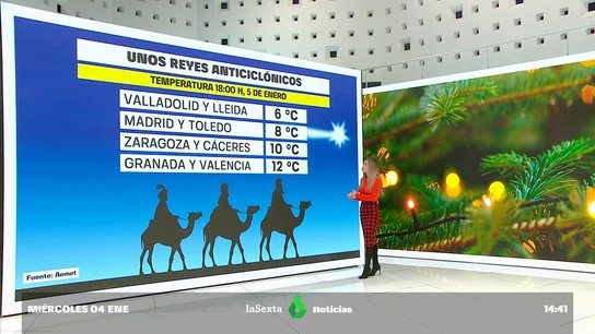 Una Cabalgata de Reyes sin lluvia, pero con frío: el tiempo para el 5 de enero Una Cabalgata de Reyes sin lluvia, pero con frío: el tiempo para el 5 de enero