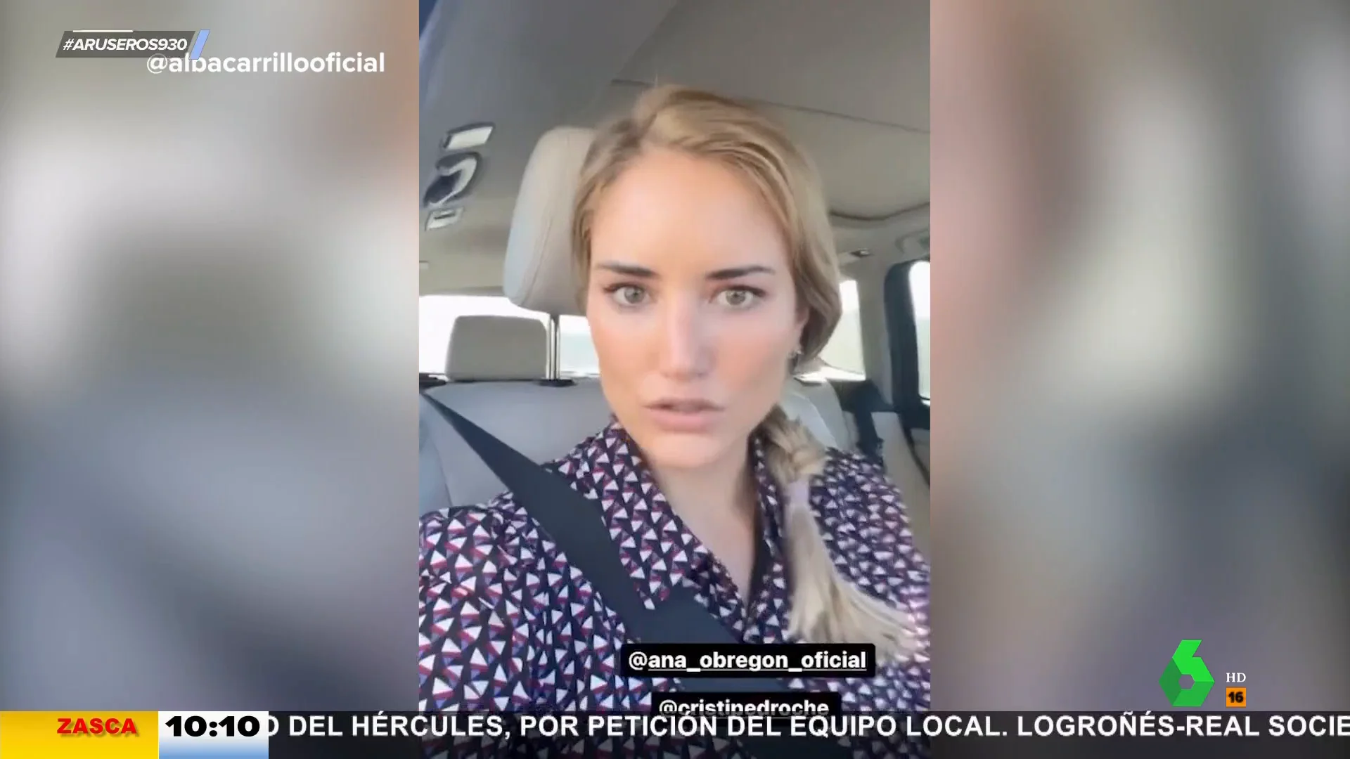 Alba Carrillo califica de "deleznables" los comentarios de Risto Mejide referidos a Ana Obregón y Cristina Pedroche