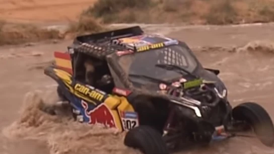 Las riadas en el Dakar provocan el caos Las riadas en el Dakar provocan el caos