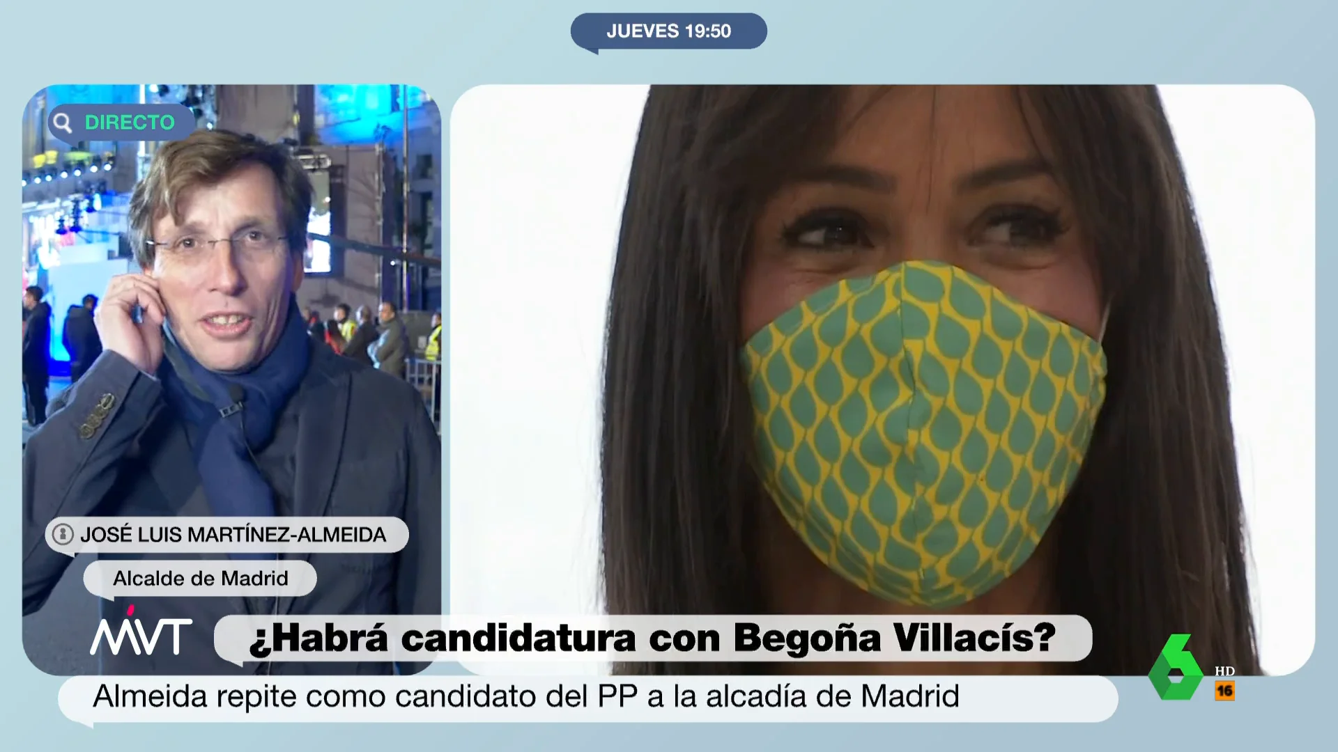 Almeida responde: ¿ha habido alguna oferta de última hora para que Villacís se incorpore a las filas del PP?