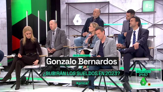 El economista Gonzalo Bernardos, tajante: "Espero que los salarios en convenio suban como mínimo el 4%" El economista Gonzalo Bernardos, tajante: "Espero que los salarios en convenio suban como mínimo el 4%"
