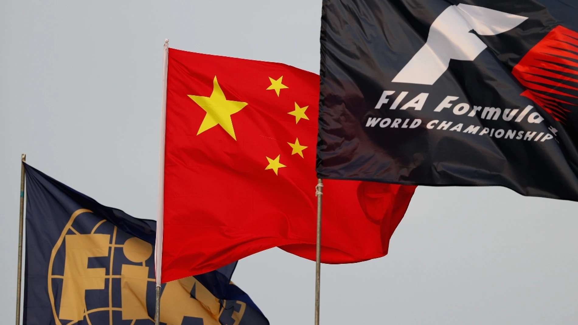 Banderas de la FIA, Fórmula 1 y China