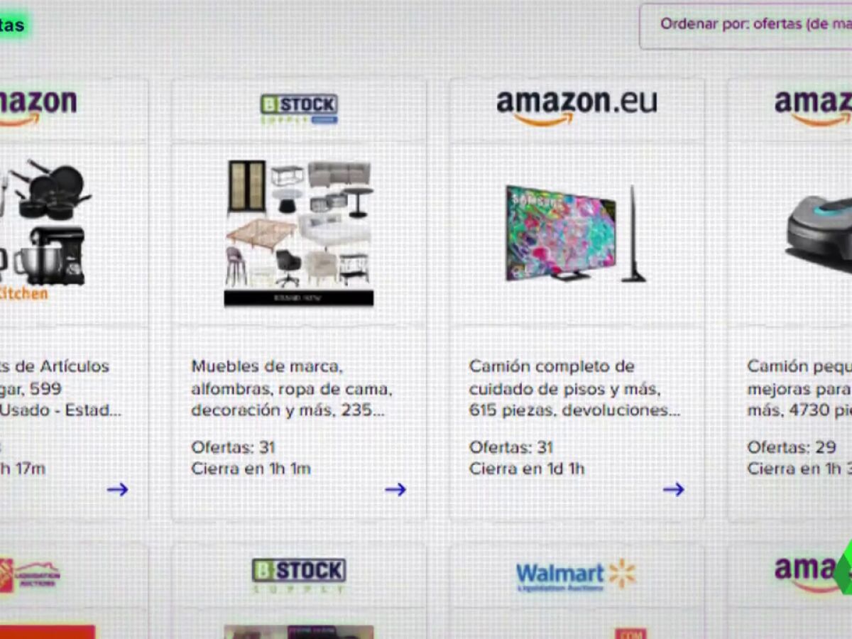 Productos regresados store de amazon