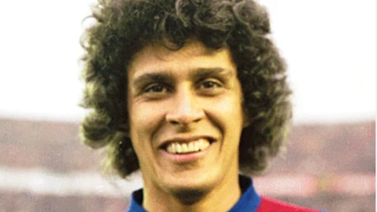 Roberto Dinamita, con el Barcelona Roberto Dinamita, con el Barcelona
