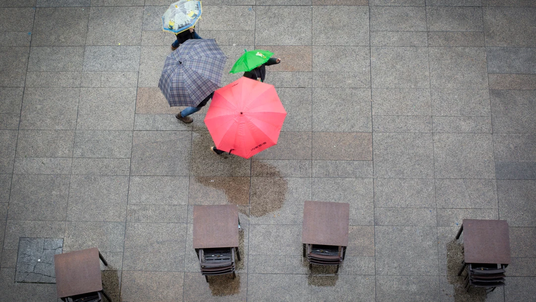 Fin de semana pasado por agua: se va el frío, pero llegan las lluvias