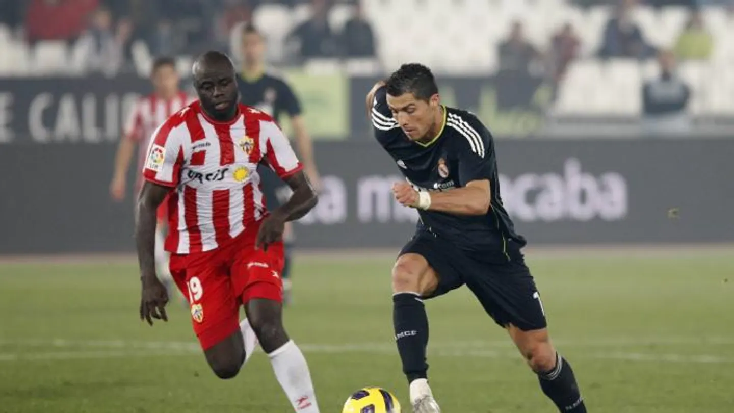 M'Bami, en un partido ante el Real Madrid M'Bami, en un partido ante el Real Madrid