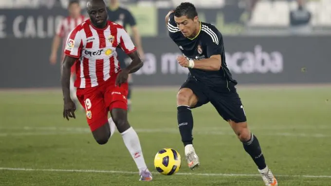 M'Bami, en un partido ante el Real Madrid