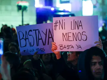 Manifestación contra la violencia machista en Barcelona