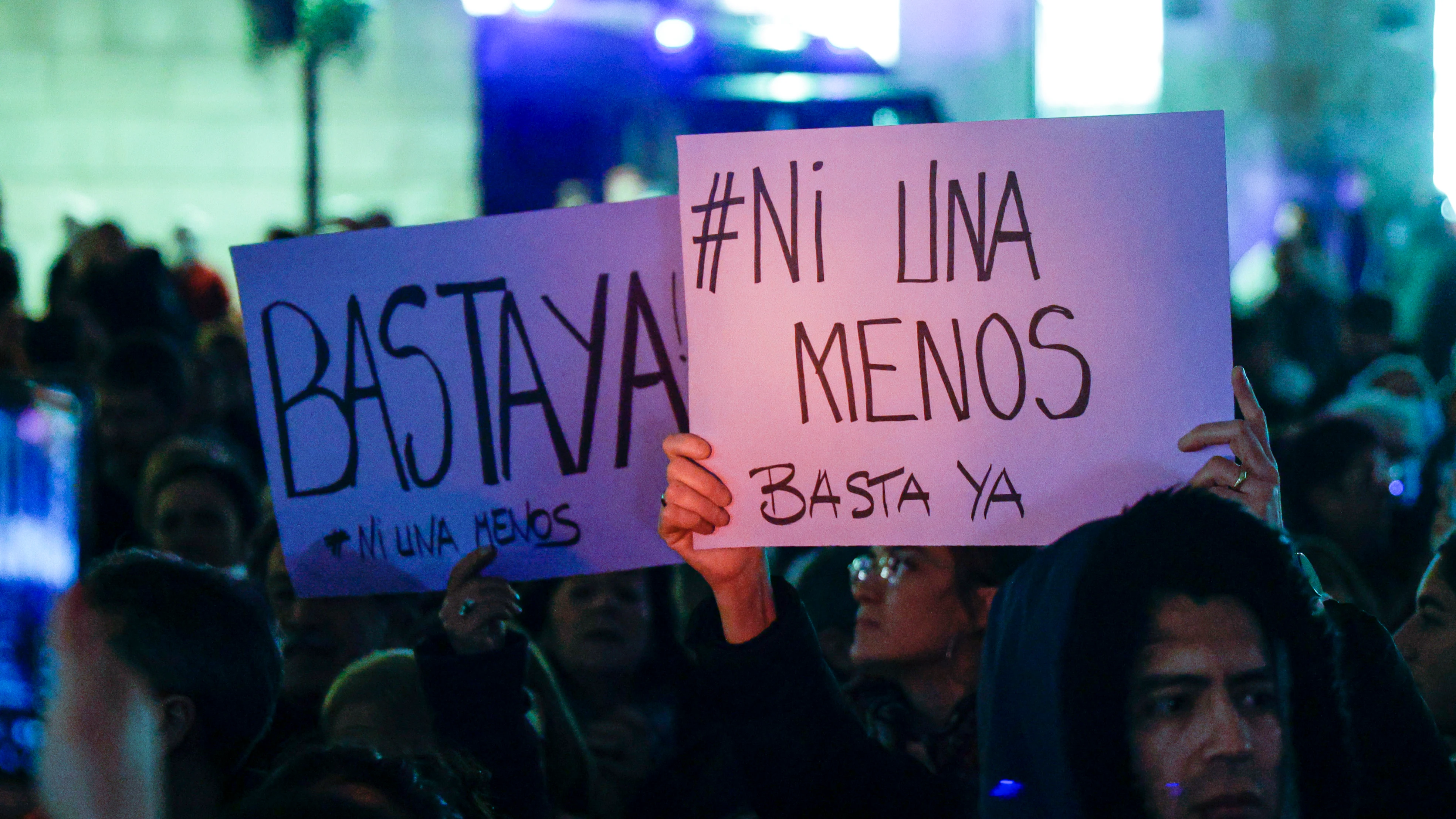 Manifestación contra la violencia machista en Barcelona