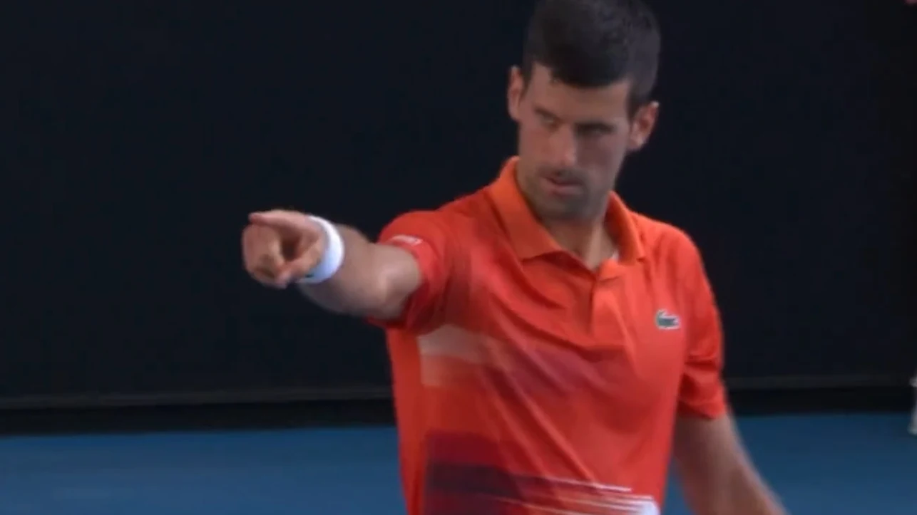 Novak Djokovic echa a su hermano de la pista