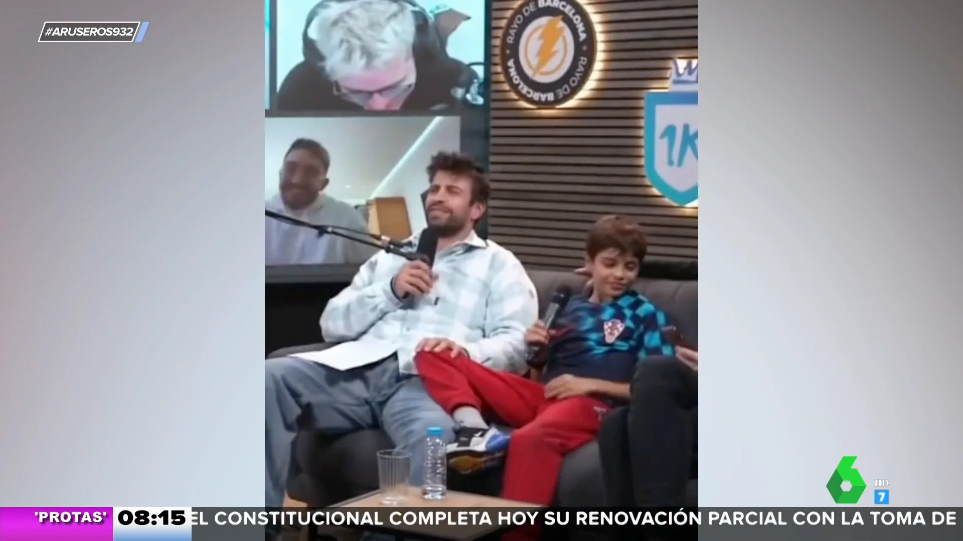 Las imágenes de Gerard Piqué con su hijo Milan en Twitch que han enfadado a Shakira