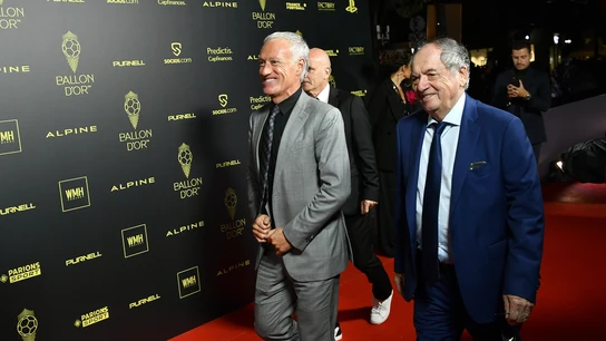 Didier Deschamps y Noël Le Graet Didier Deschamps y Noël Le Graet