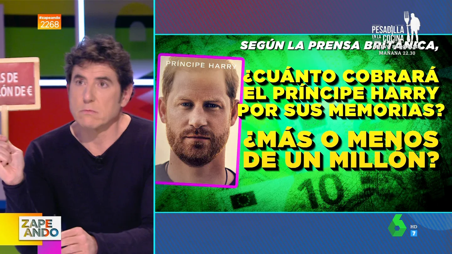 Manuel Fuentes intenta adivinar si Harry cobrará más de un millón por sus memorias Manuel Fuentes intenta adivinar si Harry cobrará más de un millón por sus memorias