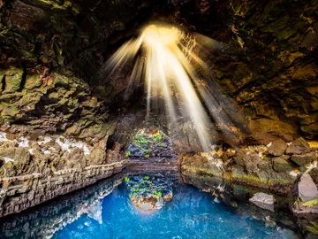 Jameos del Agua, en Lanzarote Jameos del Agua, en Lanzarote