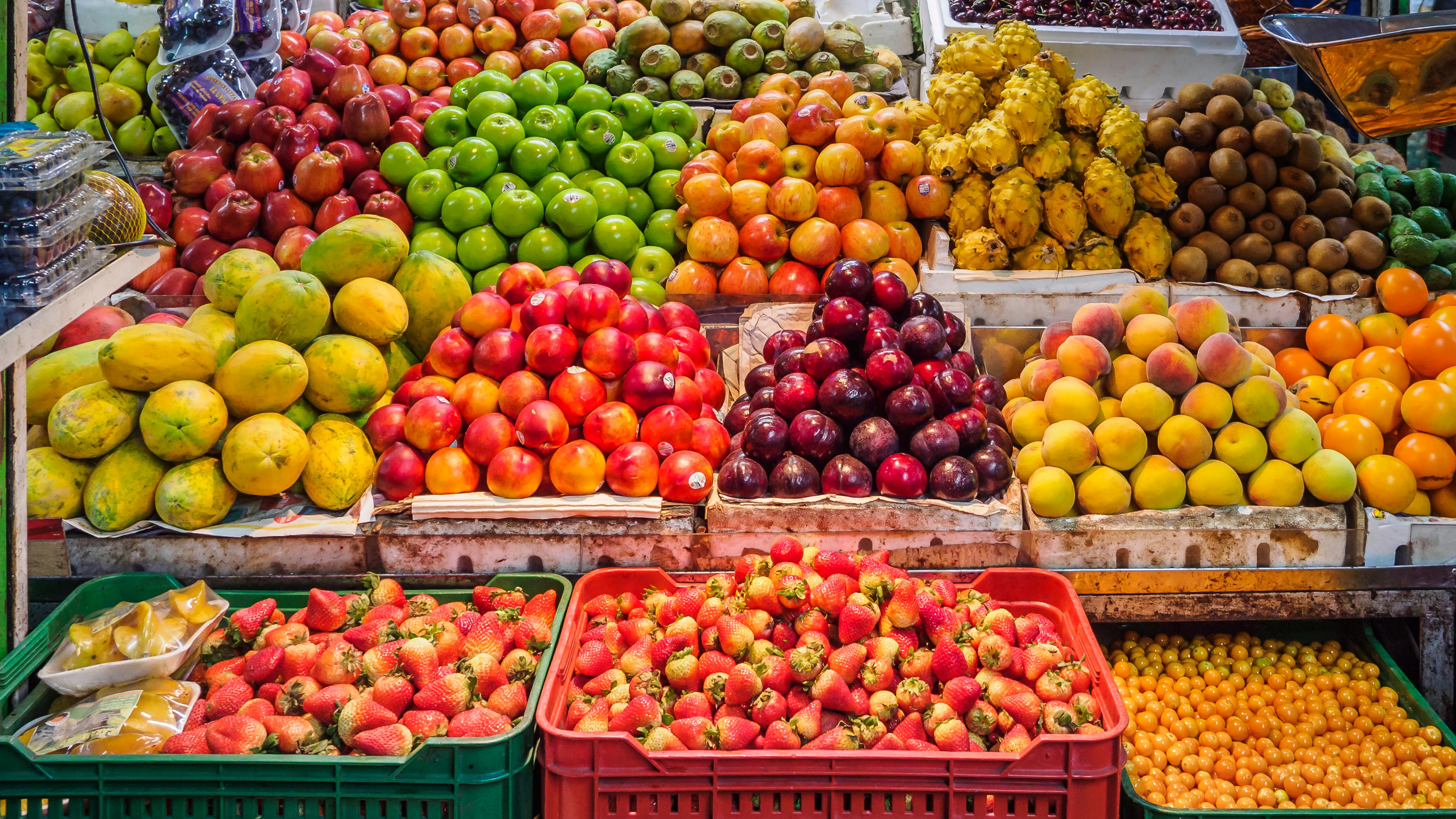 Fruta en un supermercado