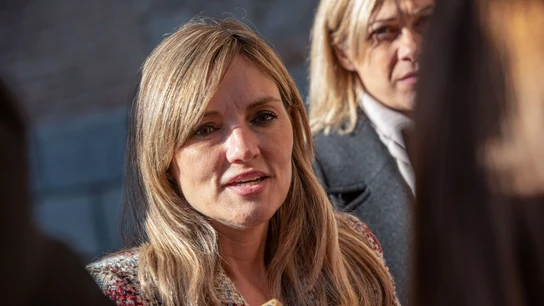 Patricia Guasp atiende a los medios de comunicación Patricia Guasp atiende a los medios de comunicación