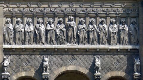 Detalle de la Iglesia de San Agustín de París