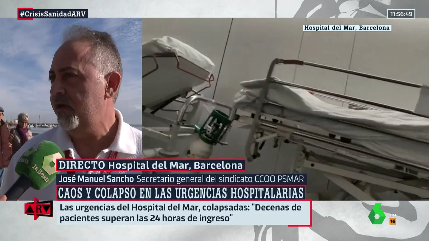 La denuncia de un sanitario: "La Sanidad catalana es un barco que se hunde y que solo lo salvan los profesionales" La denuncia de un sanitario: "La Sanidad catalana es un barco que se hunde y que solo lo salvan los profesionales"