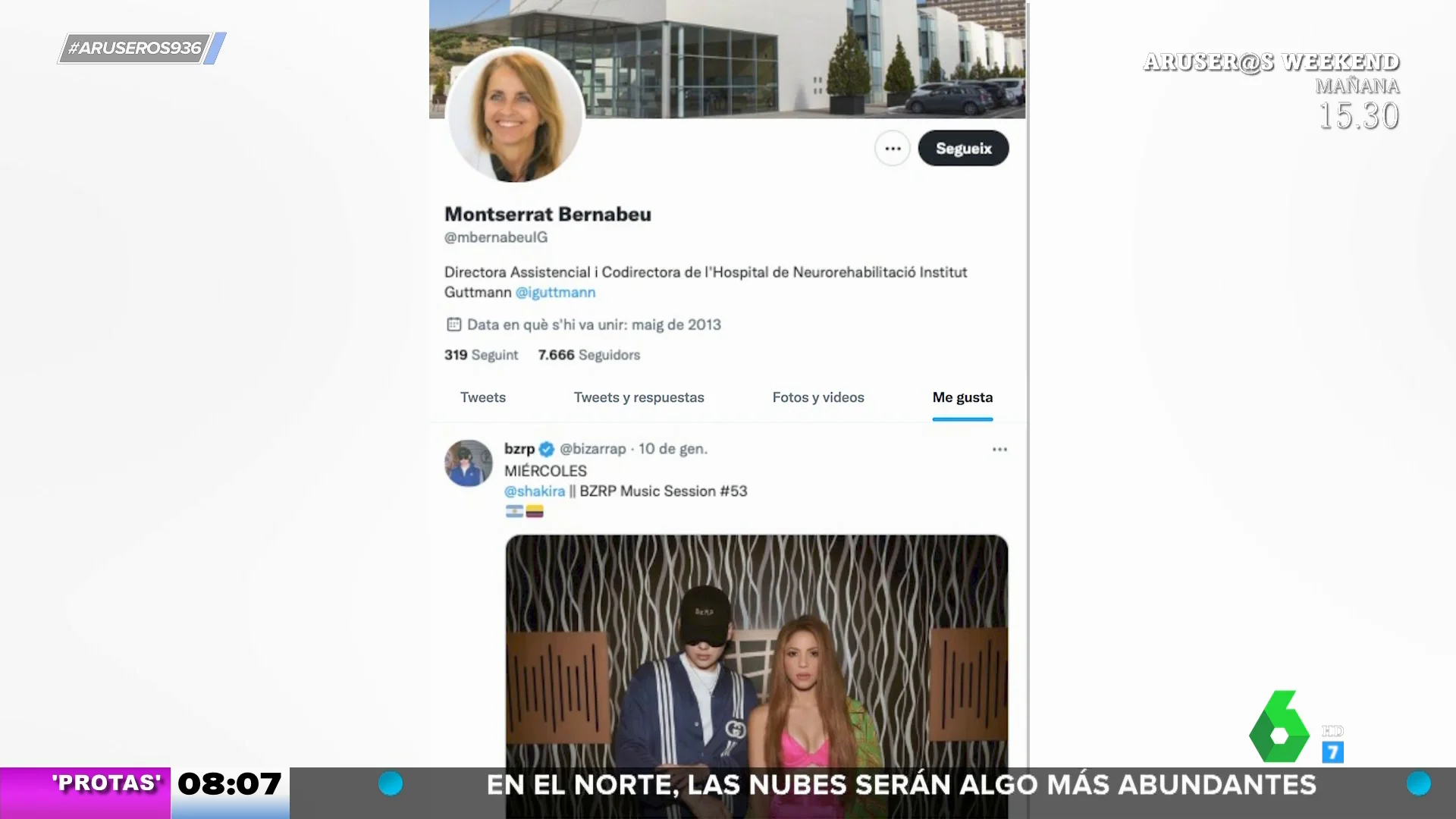 La reacción de la madre de Gerard Piqué tras la publicación de la canción de Shakira y Bizarrap