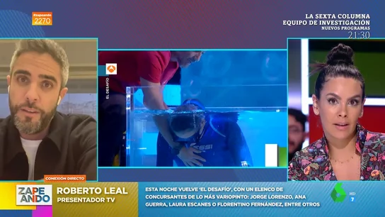 Roberto Leal explica a Cristina Pedroche qué le pasó a Boris Izaguirre durante el 'El Desafío' Roberto Leal explica a Cristina Pedroche qué le pasó a Boris Izaguirre durante el 'El Desafío'