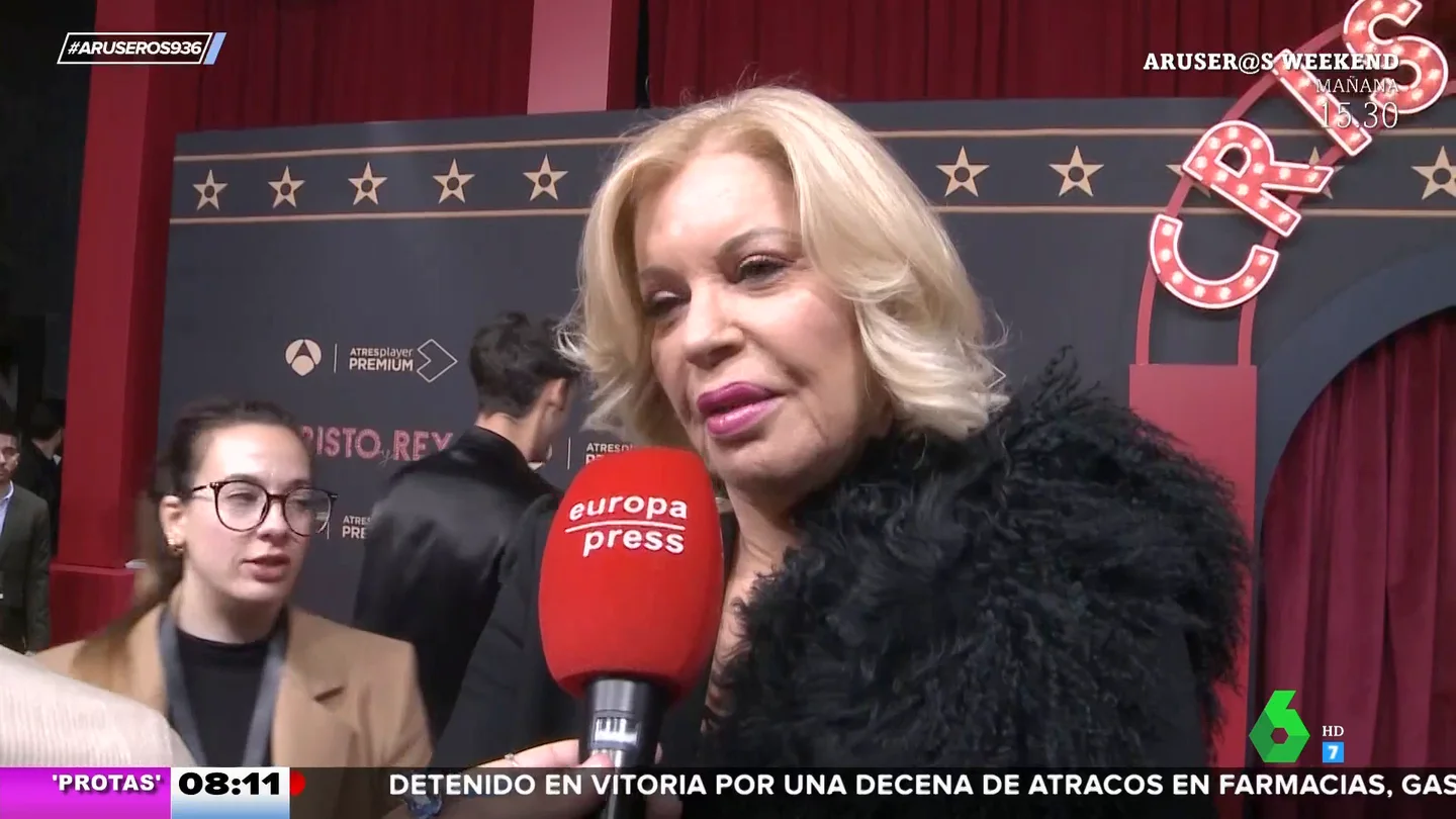 Bárbara Rey, sobre Corinna Larsen: "No sé cómo se atreve a decir cosas tan íntimas, me parece muy feo" Bárbara Rey, sobre Corinna Larsen: "No sé cómo se atreve a decir cosas tan íntimas, me parece muy feo"