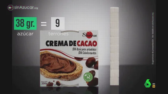 Contenido de azúcar de la crema de cacao 'Realfooding' Contenido de azúcar de la crema de cacao 'Realfooding'