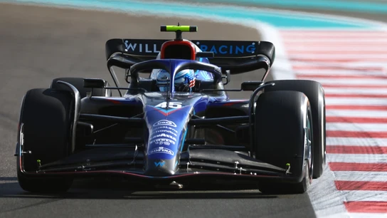 Logan Sargeant, con el Williams Logan Sargeant, con el Williams