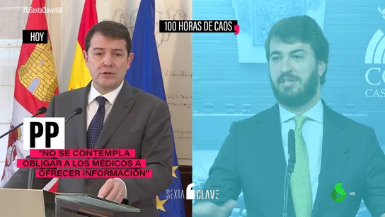 100 horas de caos en el Gobierno de Castilla y León: las contradicciones de PP y Vox sobre las medidas antiaborto 100 horas de caos en el Gobierno de Castilla y León: las contradicciones de PP y Vox sobre las medidas antiaborto