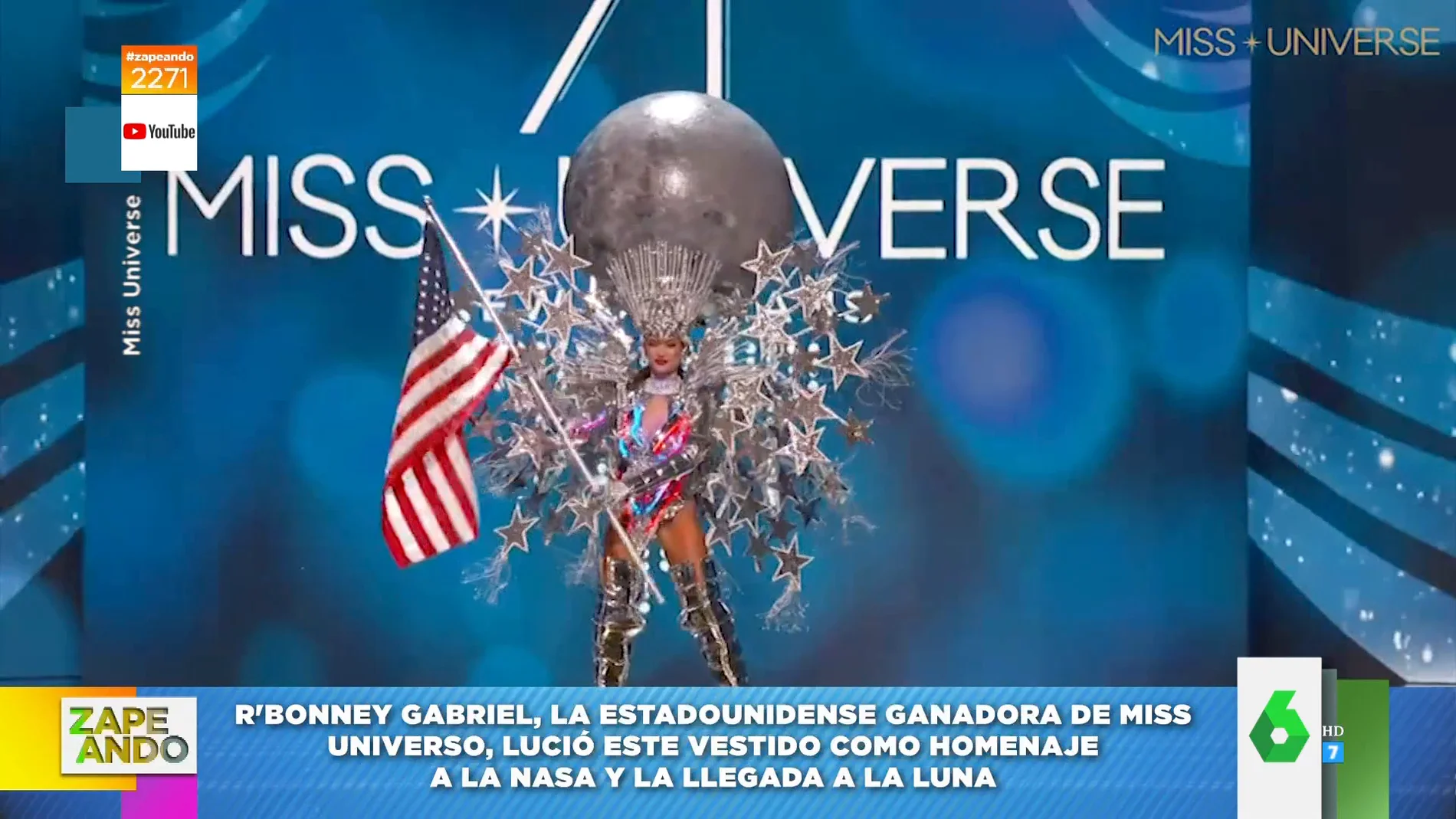 El espectacular traje inspirado en la llegada del hombre a la Luna que lució Miss Universo 2023