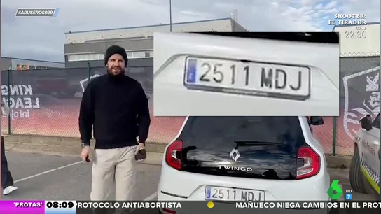¿Hay un mensaje oculto para Shakira en la matrícula del Twingo de Gerard Piqué? ¿Hay un mensaje oculto para Shakira en la matrícula del Twingo de Gerard Piqué?