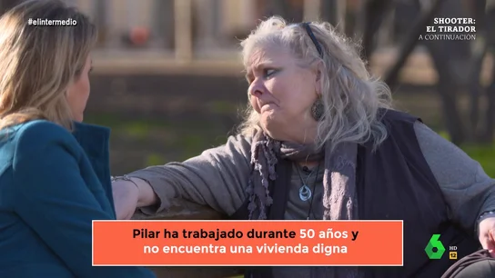 Las lágrimas de Pilar, una mujer que cobra una pensión de 480€ y paga 370€ por una habitación Las lágrimas de Pilar, una mujer que cobra una pensión de 480€ y paga 370€ por una habitación