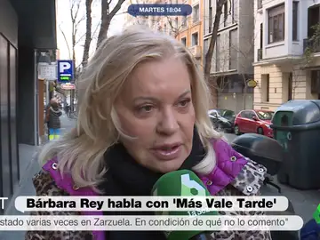 Bárbara Rey: &quot;He estado en Zarzuela, pero me reservo decir en qué condiciones&quot;