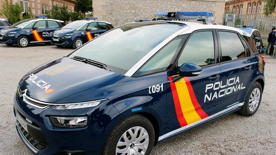 Imagen de archivo de un coche de la Policía Nacional Imagen de archivo de un coche de la Policía Nacional
