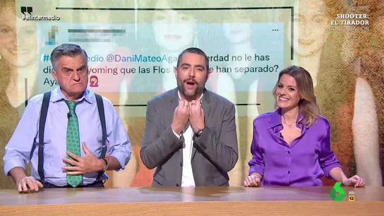 Del "no te piques" al "no puedo 'con twingo'": Wyoming y Dani Mateo bromean sobre la canción de Shakira Del "no te piques" al "no puedo 'con twingo'": Wyoming y Dani Mateo bromean sobre la canción de Shakira