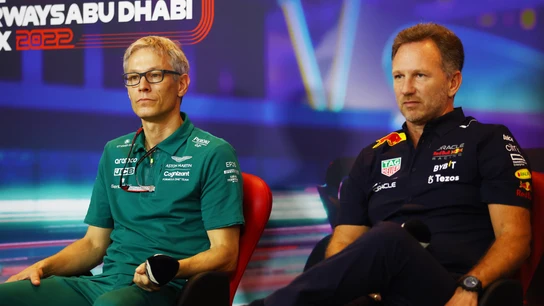 Mike Krack y Christian Horner Mike Krack y Christian Horner
