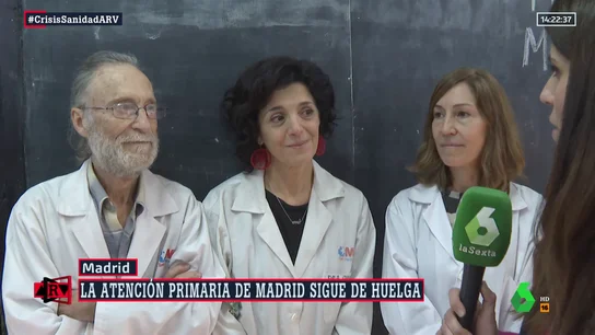 Médicos de Madrid comienzan un encierro en Manoteras Médicos de Madrid comienzan un encierro en Manoteras