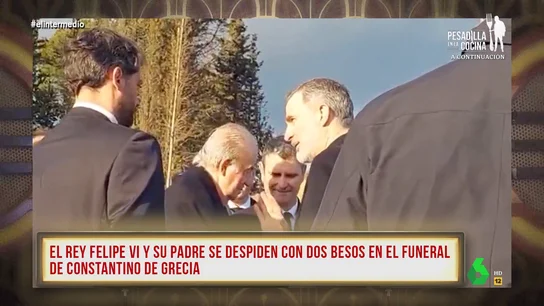 El Intermedio publica la conversación de Felipe VI y su padre en Grecia El Intermedio publica la conversación de Felipe VI y su padre en Grecia