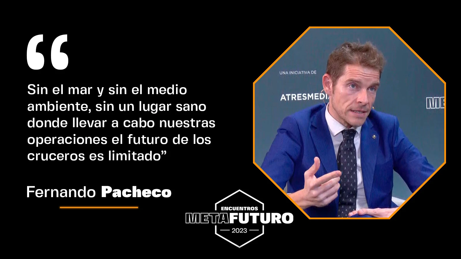 Fernando Pacheco, director general de MSC Cruceros en España 