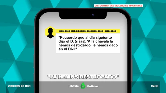 Los mensajes de 'la manada de Castelldefels' tras la violación en grupo Los mensajes de 'la manada de Castelldefels' tras la violación en grupo