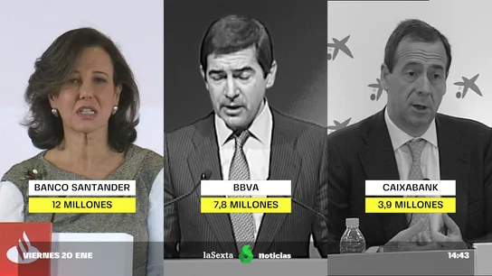 Los banqueros españoles, los mejor pagados de Europa: más de 200 cobran al menos un millón de euros al año Los banqueros españoles, los mejor pagados de Europa: más de 200 cobran al menos un millón de euros al año