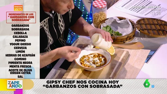 Garbanzos con sobrasada: la receta de Gipsy Chef para combatir el frío a golpe de cuchara Garbanzos con sobrasada: la receta de Gipsy Chef para combatir el frío a golpe de cuchara