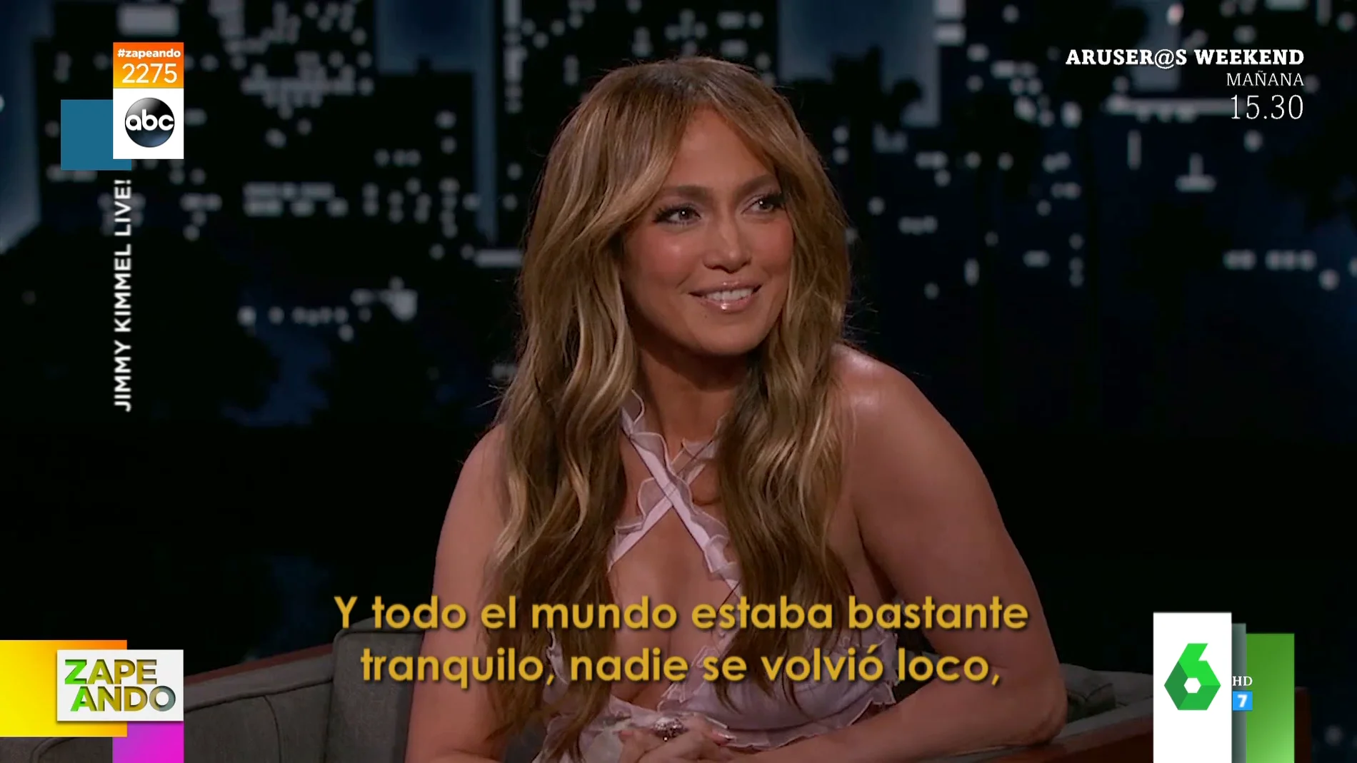 Jennifer Lopez confiesa que su boda con Ben Affleck en Las Vegas fue algo improvisado 