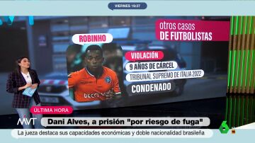 Robinho, Benjamin Mendy, Santi Mina...: los futbolistas que fueron acusados antes de Dani Alves