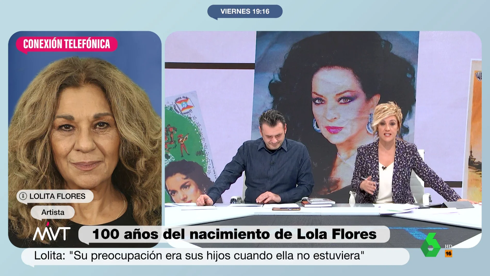 Lolita, sobre Lola Flores: 