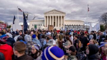Los antiabortistas vuelven a la calle en Washington: "No pararemos hasta que el aborto sea algo impensable"