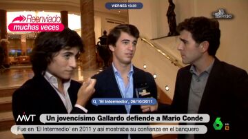Así defendía García-Gallardo a Mario Conde en 2011 ante los micrófonos de El Intermedio