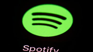 El logo de la app de música Spotify